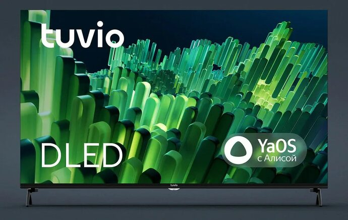 43� ��������� Tuvio Full HD DLED Frameless �� ��������� YaOS, TD43FFBCH12, ������ 