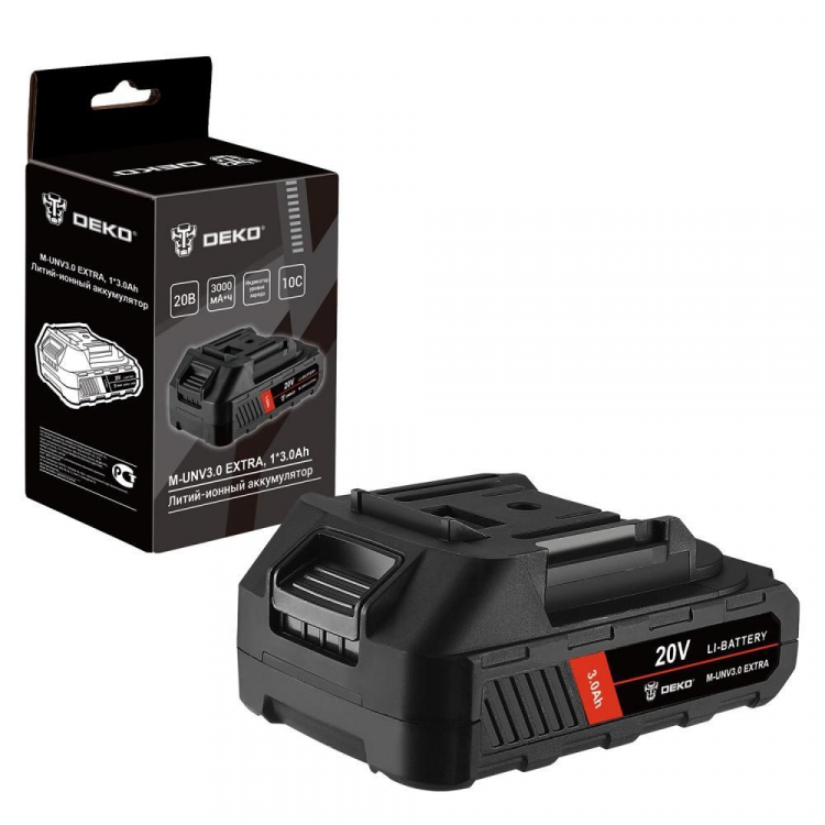 ����������� DEKO M-UNV3.0 EXTRA, Li-ion, � ���������� �����������, 20�, 1�3.0��