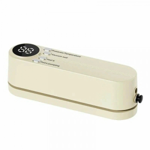 Беспроводной вакуумный упаковщик Mini Vacuum Sealer, слоновая кость