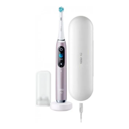 ������������� ������ ����� Oral-B iO 9 Rose Quartz, ��������� ���������, � ��������, ��-����������,  