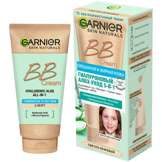 Garnier BB ���� ������������ ����-���� 5-�-1, ��� ��������� � ������ ����,,SPF 25, 50 �� 