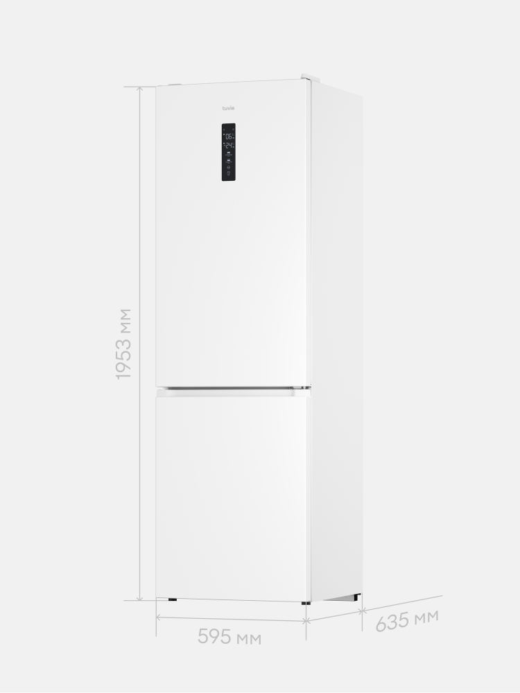 ����������� ������������ � ������ �����.�������,No Frost, ��������, Tuvio FFB76HNWI11,335 �, ����� 