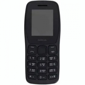 Мобильный телефон Nokia 105 TA-1416, 2 SIM, темно-серый, пластик, влагозащита